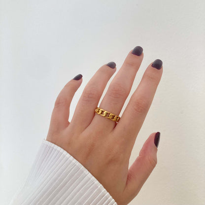 Cuban Chain Ring