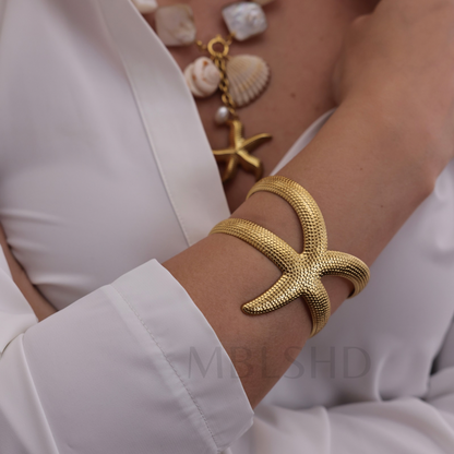 Statement Starfish Bangle