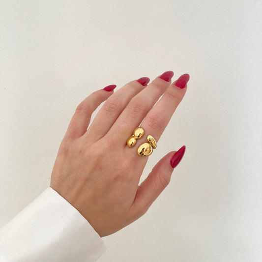 Golden Chunky Ring