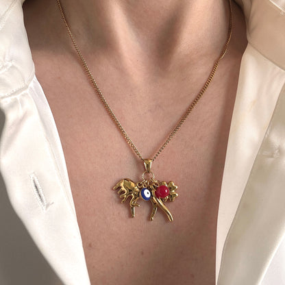 Lucky Guardian Charm Necklace