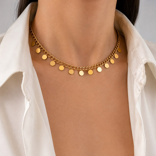 Round Tassel Necklace