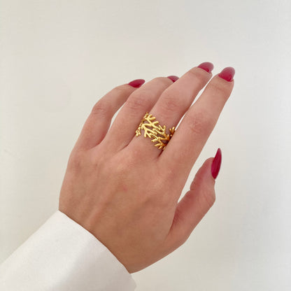 Twig Ring Gold