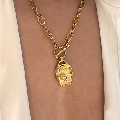 Solar Seal Reversible Necklace