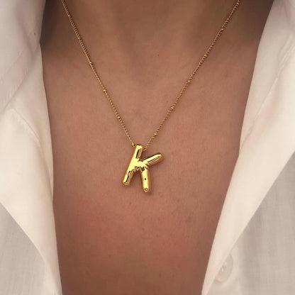 Balloon Letter Necklace