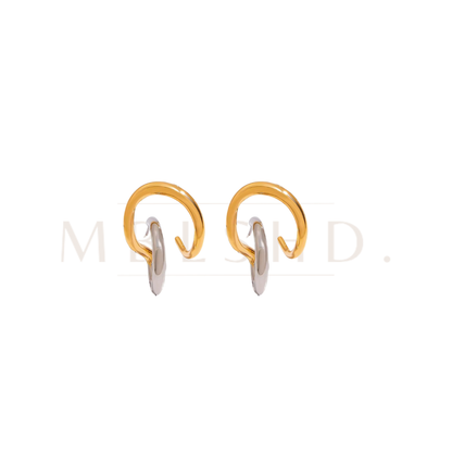 Gold & Silver Statement Earrings