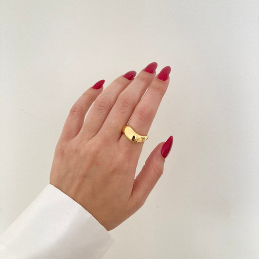 Wave Ring Gold
