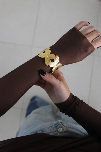 Butterfly Bloom Cuff Bangle