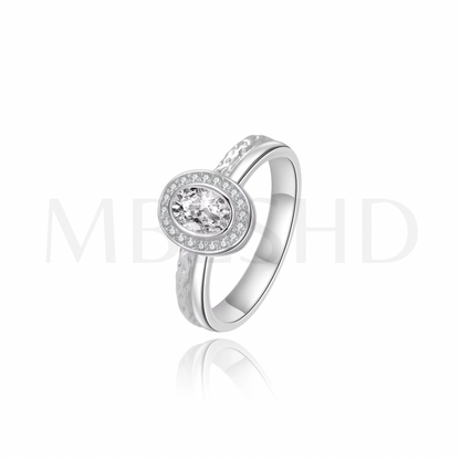 Oval Halo Ring