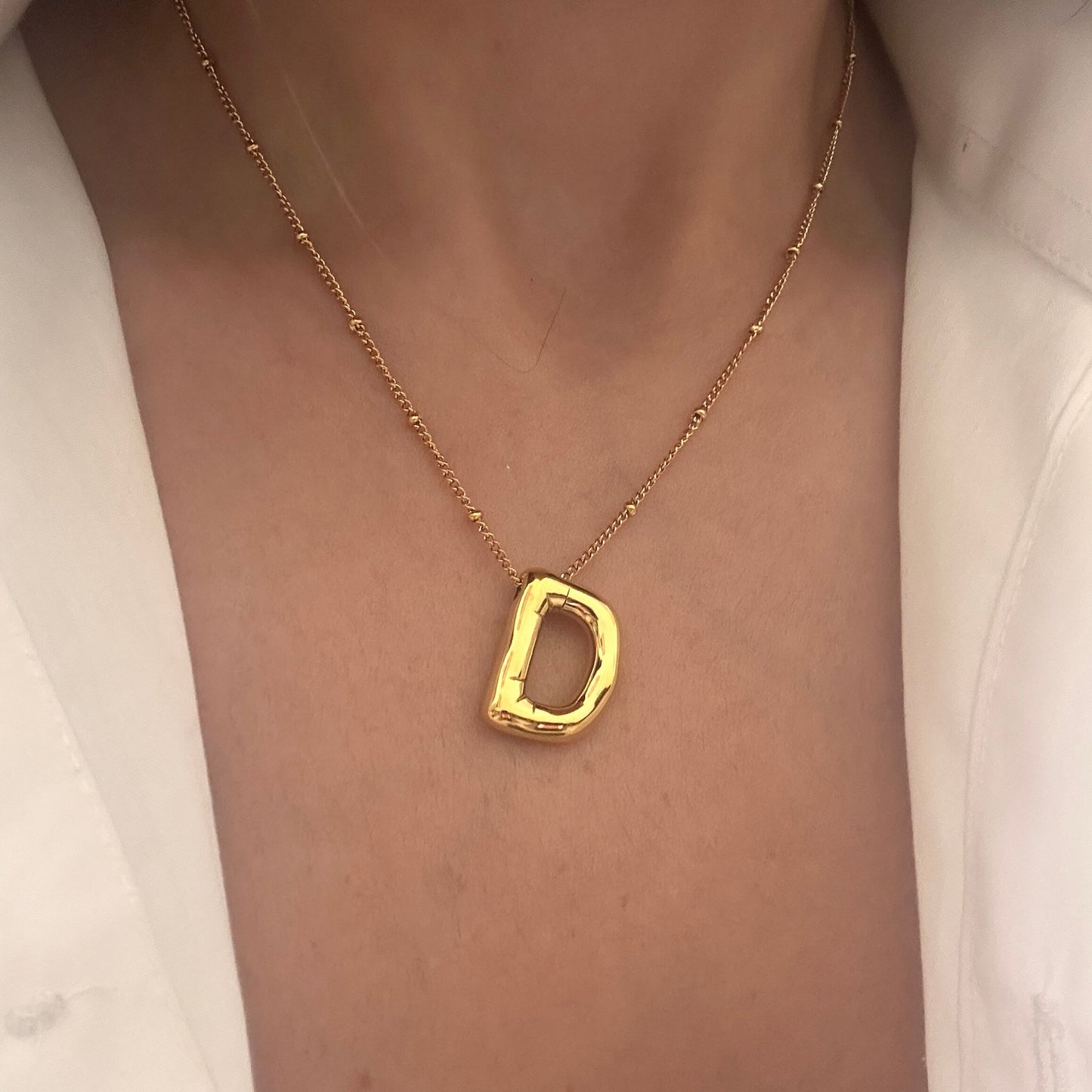 Balloon Letter Necklace