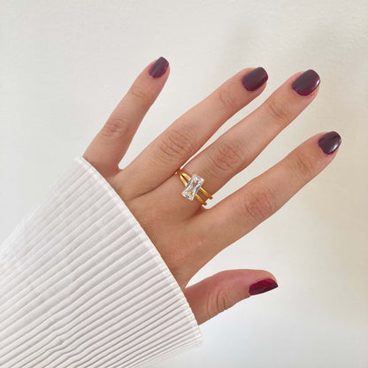 Rectangle Promise Ring