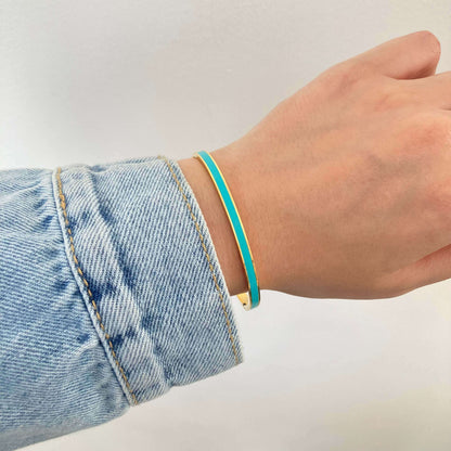 Colored Enamel Bangle