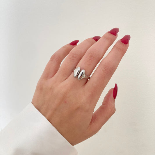 Silver Embrace Ring