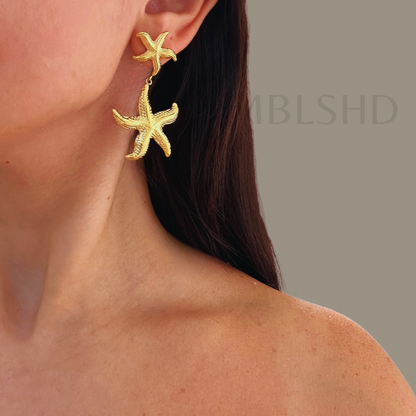 Double starfish Earrings