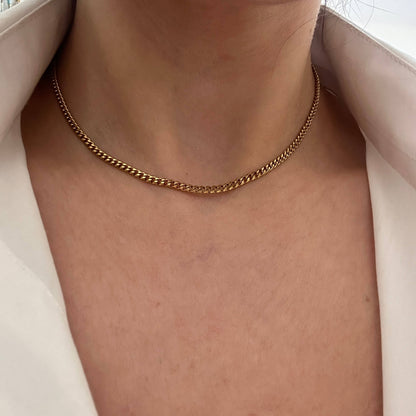 3mm Cuban Choker Necklace