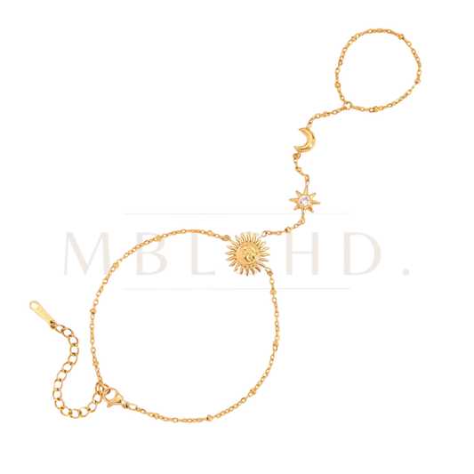 Moon & Stars Handchain
