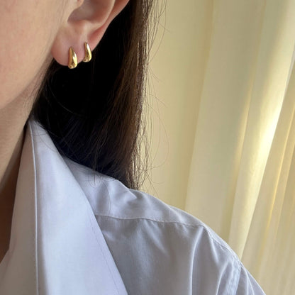 Tiny Teardrop Earrings