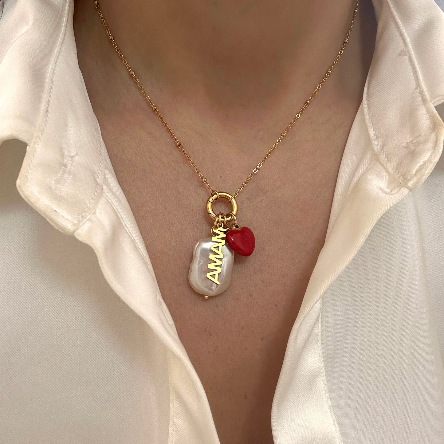 6 Removable Charms Necklace