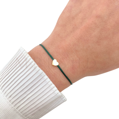 Colored Dainty Heart Bracelet