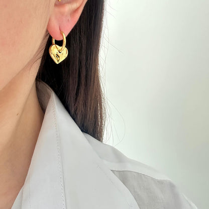 Dainty Heart Earrings