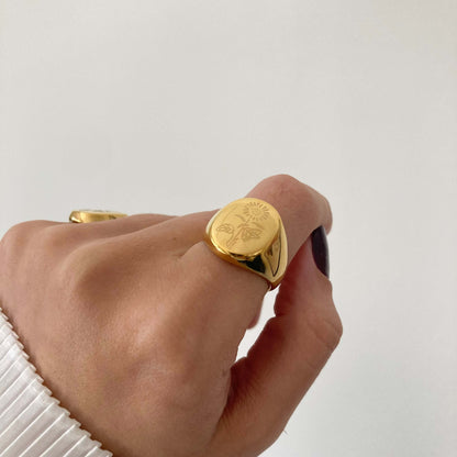 Sunflower Ring - Gold