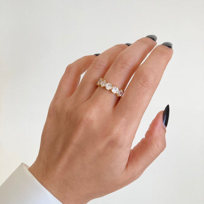 Crystal Ice Eternity Ring