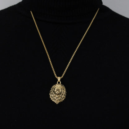 The Lion Gold Necklace - Men