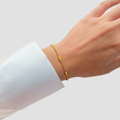 Golden Petal Bracelet