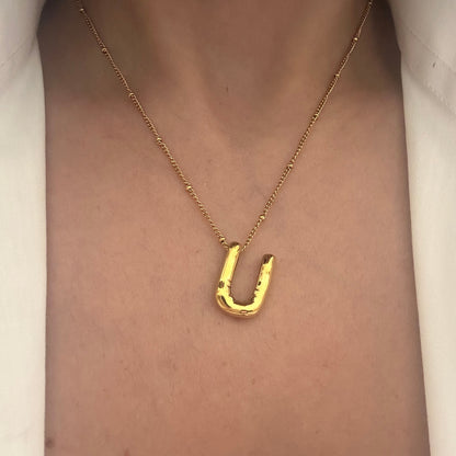 Balloon Letter Necklace