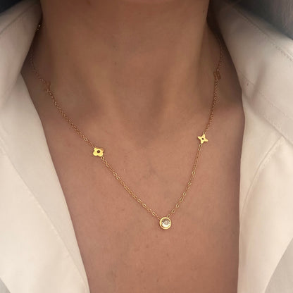 Clover & Blossom Necklace