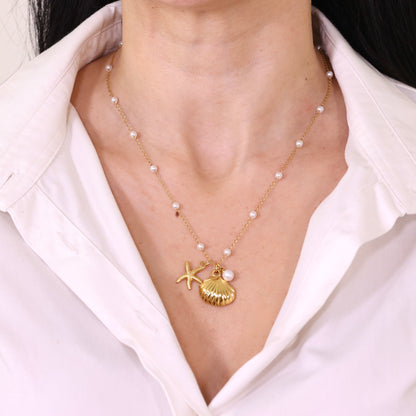 Shell & Starfish Necklace