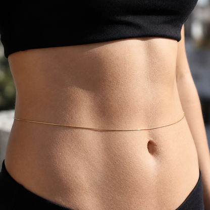 Bare Gold Belly Chain