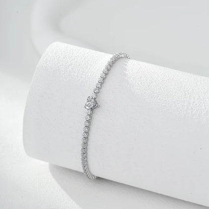 Heart Tennis Bracelet