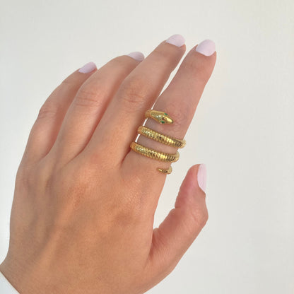 Spiral Snake Ring