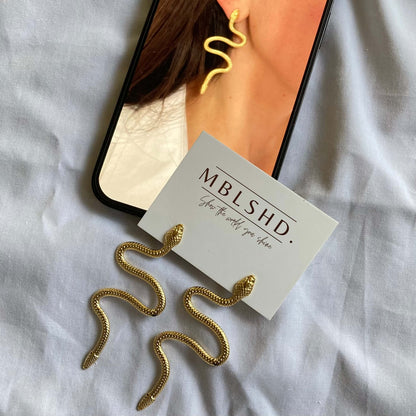 Snake Statement Earrings