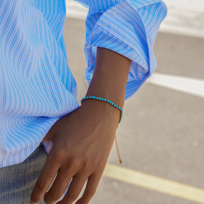 Tennis Turquoise Bracelet