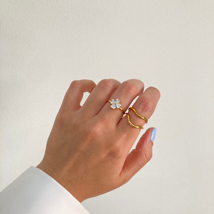 Clover 3 Ring Set