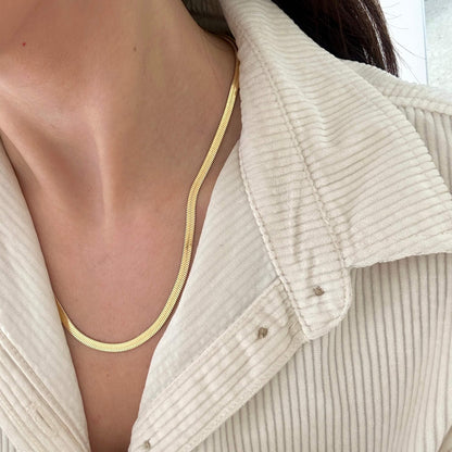 Herringbone Chain Necklace