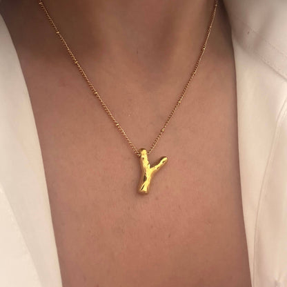 Balloon Letter Necklace