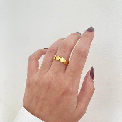 Flower Infinity Ring