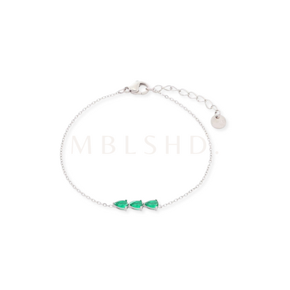 Green Arrow Bracelet Silver