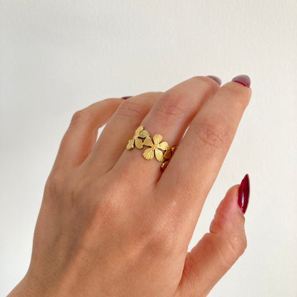 Flower open Ring