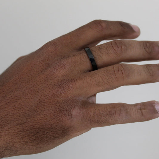 Irregular Ring Black - Men