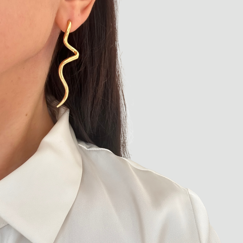 Spiral Drop Earrings