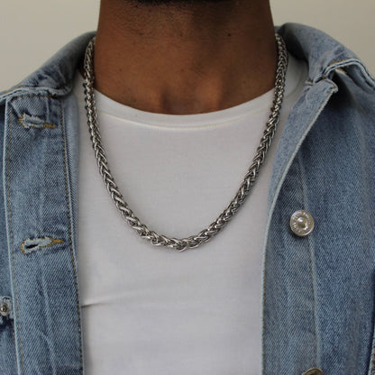 8mm Rope Necklace - Men