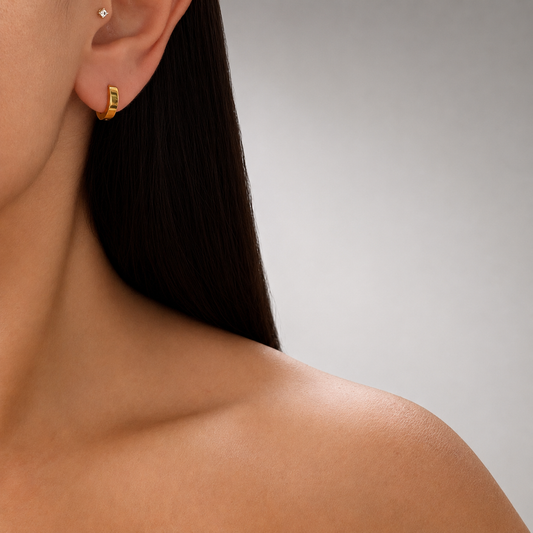 Thick Dainty Hoops