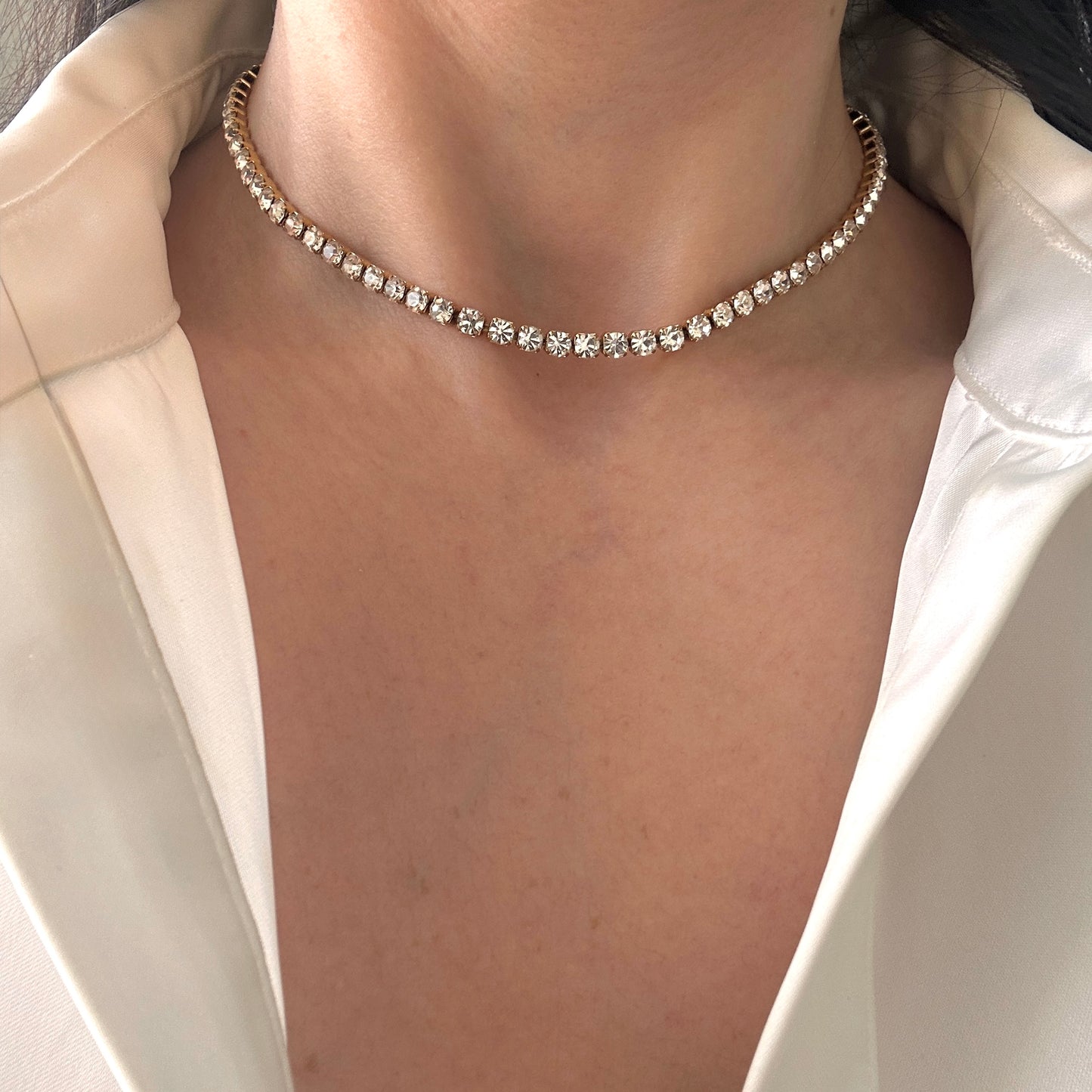 Drawstring Tennis Choker