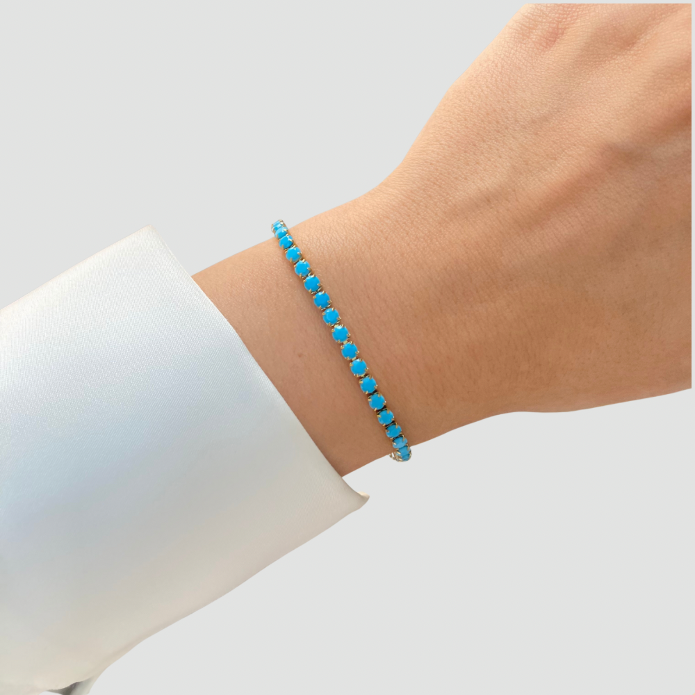 Tennis Turquoise Bracelet