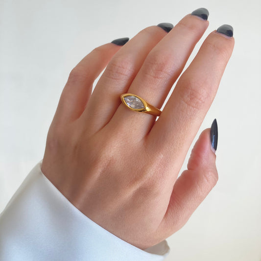 Marquise Glow Ring