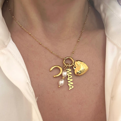 6 Removable Charms Necklace