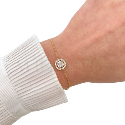 Square Zircon Bracelet